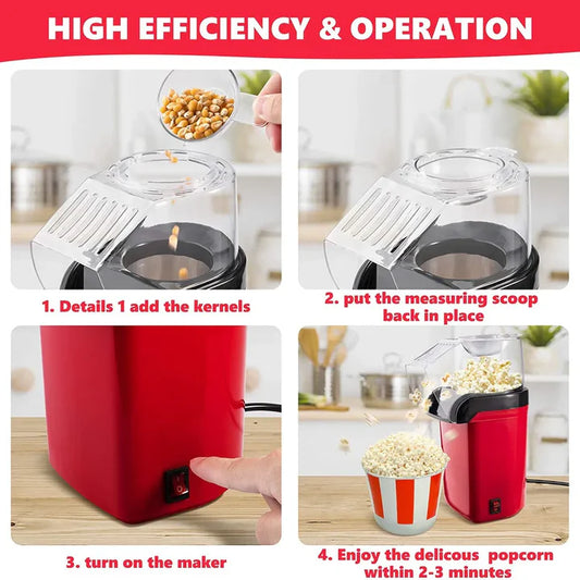 Electric Popcorn Maker Machine