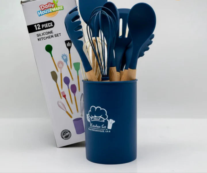Daily Houseware Silicone Kitchen Utensil Set