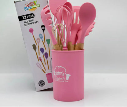 Daily Houseware Silicone Kitchen Utensil Set