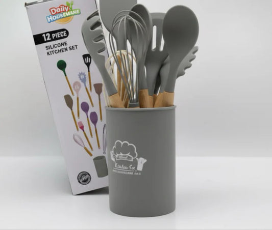 Daily Houseware Silicone Kitchen Utensil Set