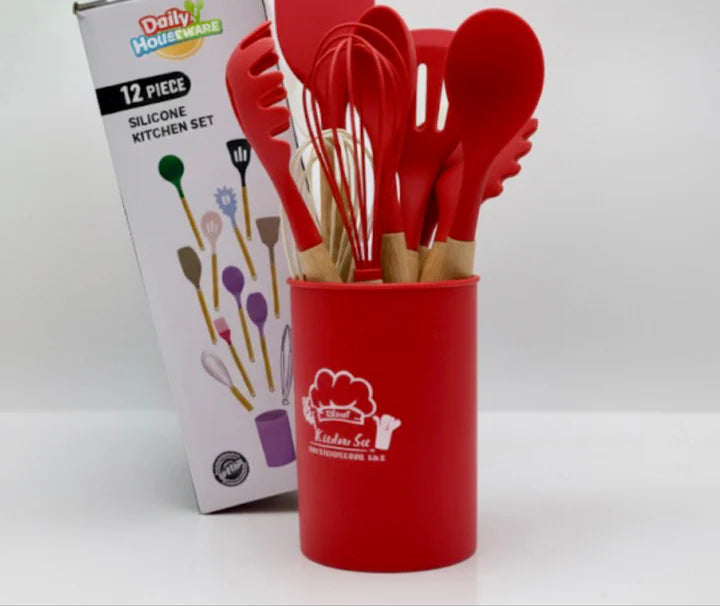 Daily Houseware Silicone Kitchen Utensil Set