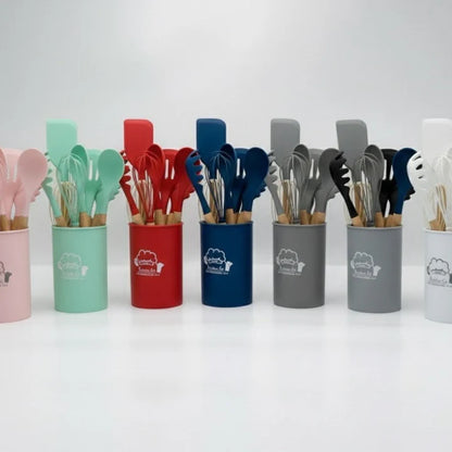 Daily Houseware Silicone Kitchen Utensil Set