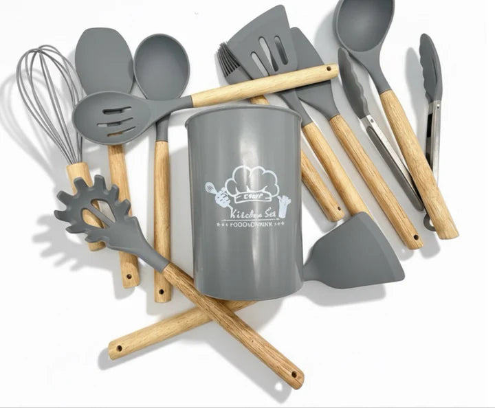 Daily Houseware Silicone Kitchen Utensil Set