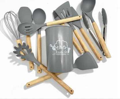 Daily Houseware Silicone Kitchen Utensil Set